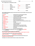 Macromolecules Review Worksheet Answer Key