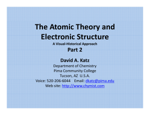 Notes on Electron Configurations