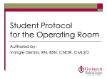 Surgical Suite Traffic Patterns