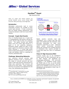 High Assurance MLS File Service - Center for Computer Systems