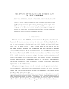 The Effects of the Saving and Banking Glut on the U.S. Economy