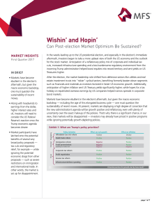 Wishin` and Hopin` - MFS Investment Management