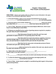 Chapter 1 Study Guide: Plant Growth and Development