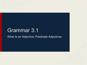 Grammar 3.1 - Mr. F. Rivera