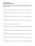 Pa g e1 2.2 Add Real Numbers Goal • Add positive and negative