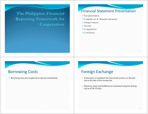 Borrowing Costs Foreign Exchange