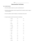 Redox Reactions Test Review