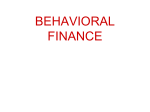 Behavioral Finance