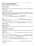 Lesson 11-1 Guided Reading Activity