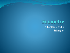 congruent triangles