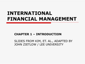 International Financial Management