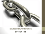 related party transaction