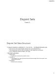 Disjoint Sets