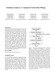 Sentiment Analysis - Academic Science,International Journal of