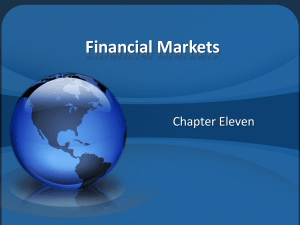 The Circular Flow of Finance Financial Intermediaries