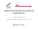 Option Prices and the Cross Section of Equity Returns