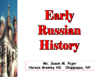 Russia in the Late 1500s Ivan