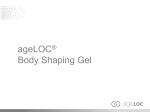 ageLOC Body Shaping Gel Product Presentation