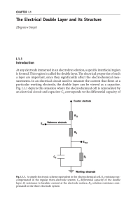 The Electrical Double Layer and Its Structure