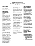 Methicillin Sensitive Staphylococcus aureus (MSSA)