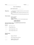 Unit Sheet Earth History - Red Hook Central School District